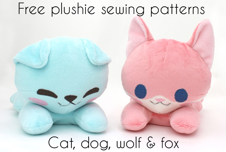 stuffed cat sewing pattern free