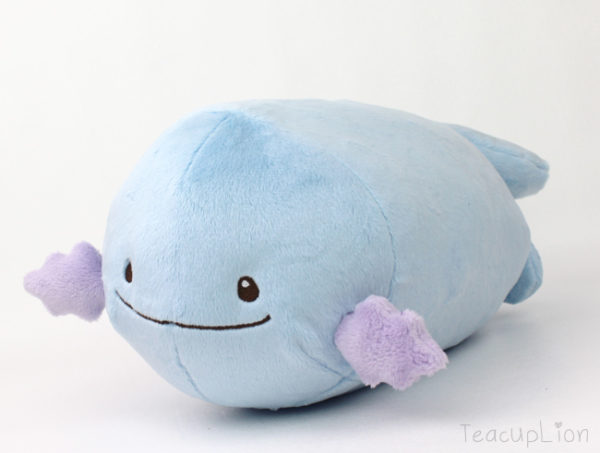 Free Pokemon plush sewing pattern: Wooper pieces